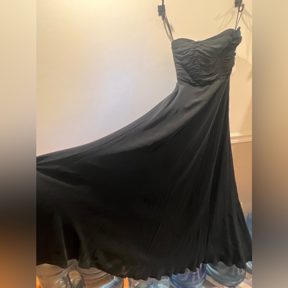 100% Silk Ralph Lauren strapless dress
